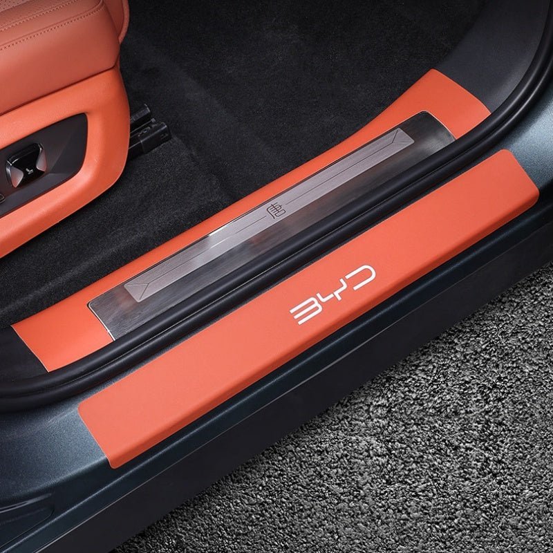 Leather Door Sill Protector for BYD Sealion 8 / ATTO 8