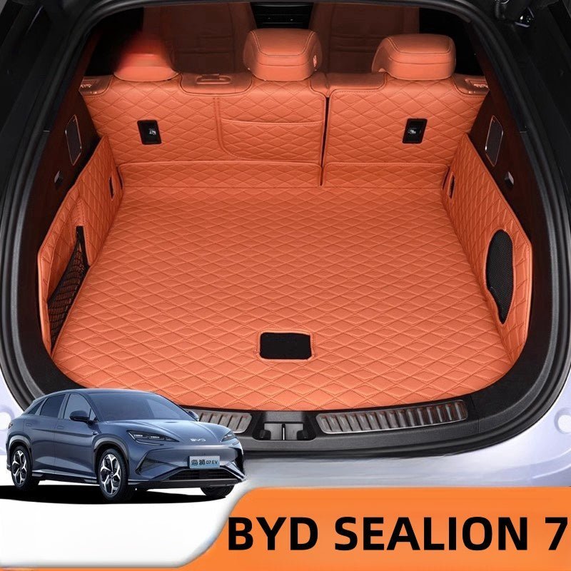 Leather Full Coverage Trunk Mat for BYD Sealion 7