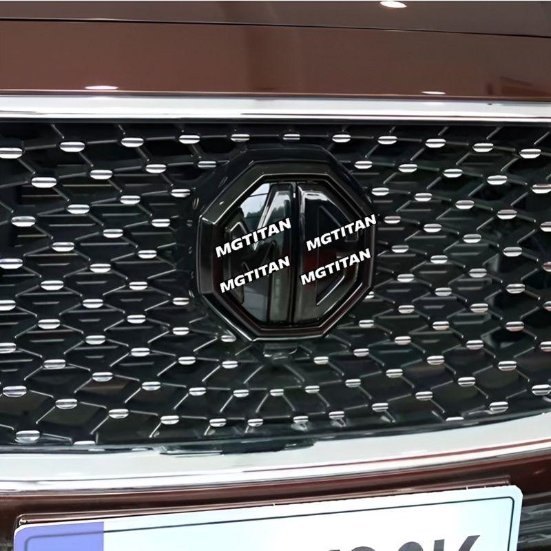MG ZS / MG HS Front and Rear Badge Decals, Black or Carbon-Fiber