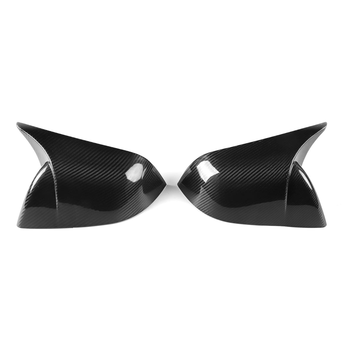 TESERY Mirror Caps for Model S / X ( Sporty Style ) - Dry Carbon Fiber Exterior Mods - Tesery Official Store