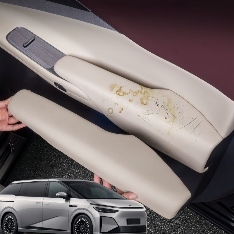 Napa Wrapped ABS Inner Door Handle Cover for 2024-2026 XPENG X9