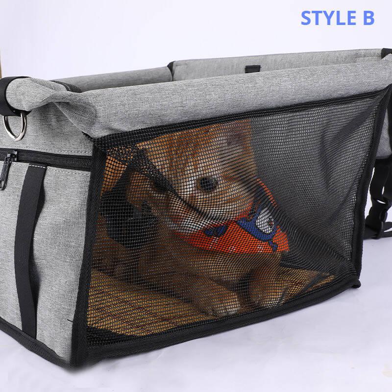 Foldable Dog Car Seat Booster, Waterproof 600D Oxford Fabric