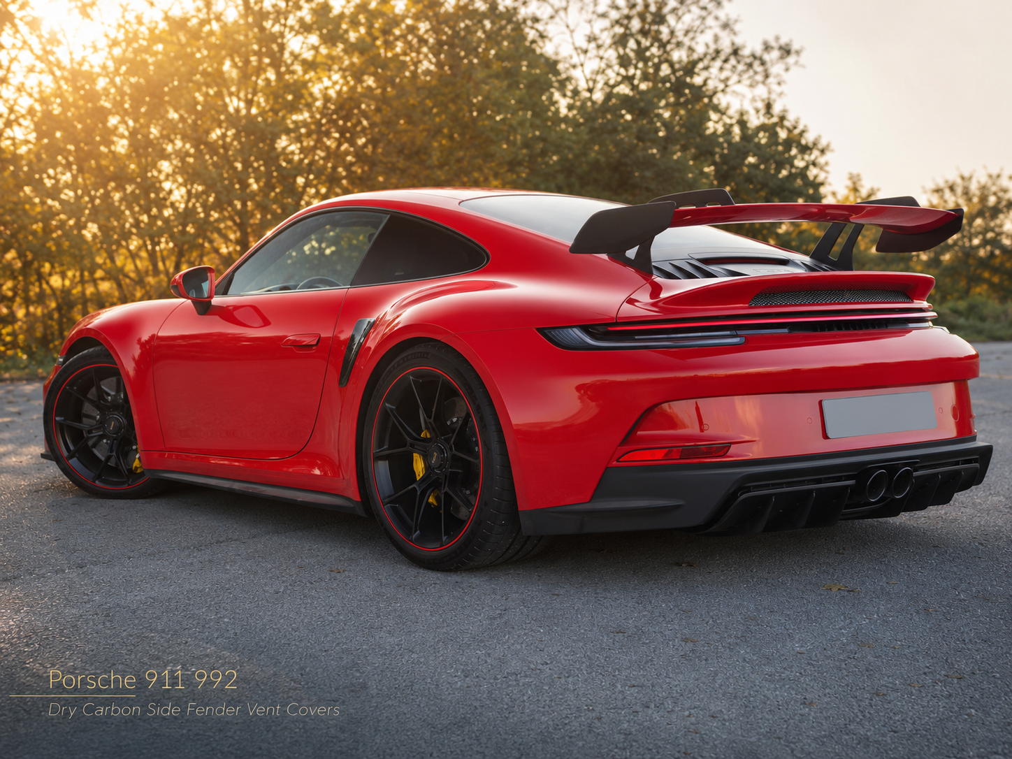 Porsche 911 992 2019UP Side Fender Vents Dry Carbon Fiber