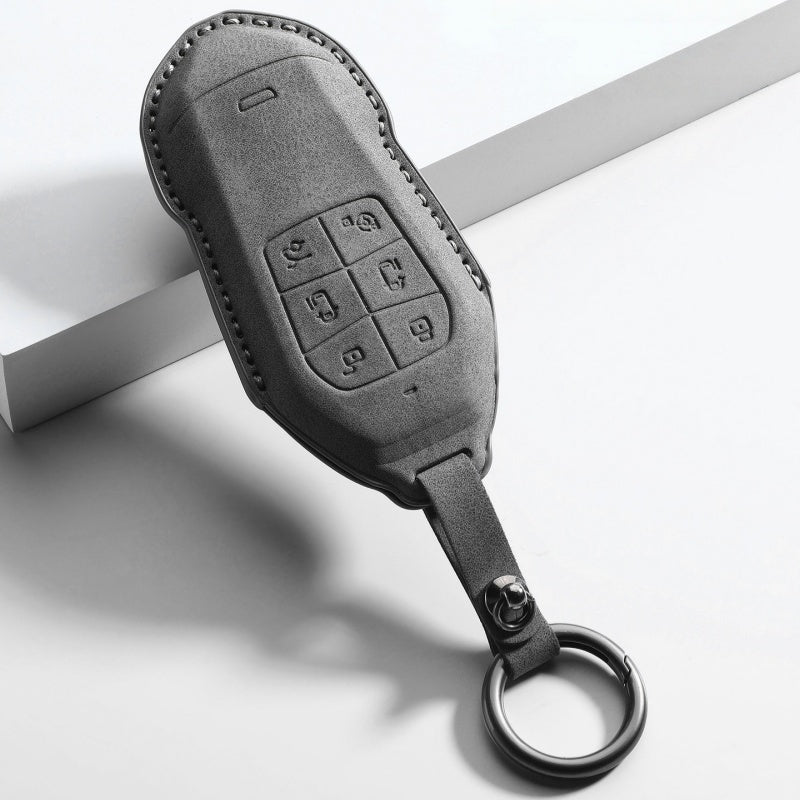 Premium Leather Key Fob Cover for Xpeng X9