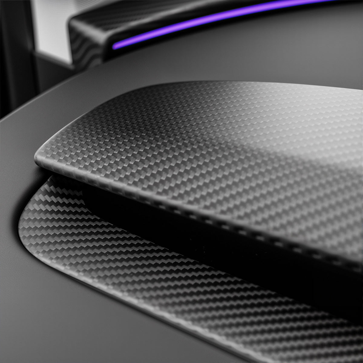 TESERY Real Dry Carbon Fiber Dashboard Cover Overlay for Model 3 Highland / Model Y Juniper - Tesery Official Store