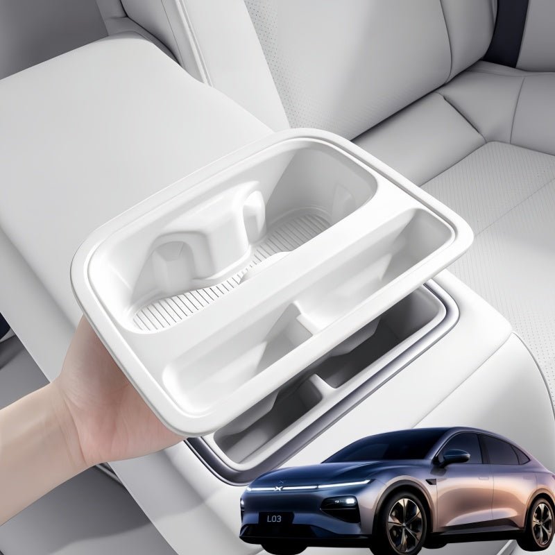 Rear Armrest Cup Holder Silicone Insert for Xpeng L03