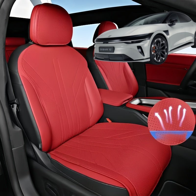 Semi‑Custom Breathable Nappa Leather Seat Covers for Zeekr 7GT