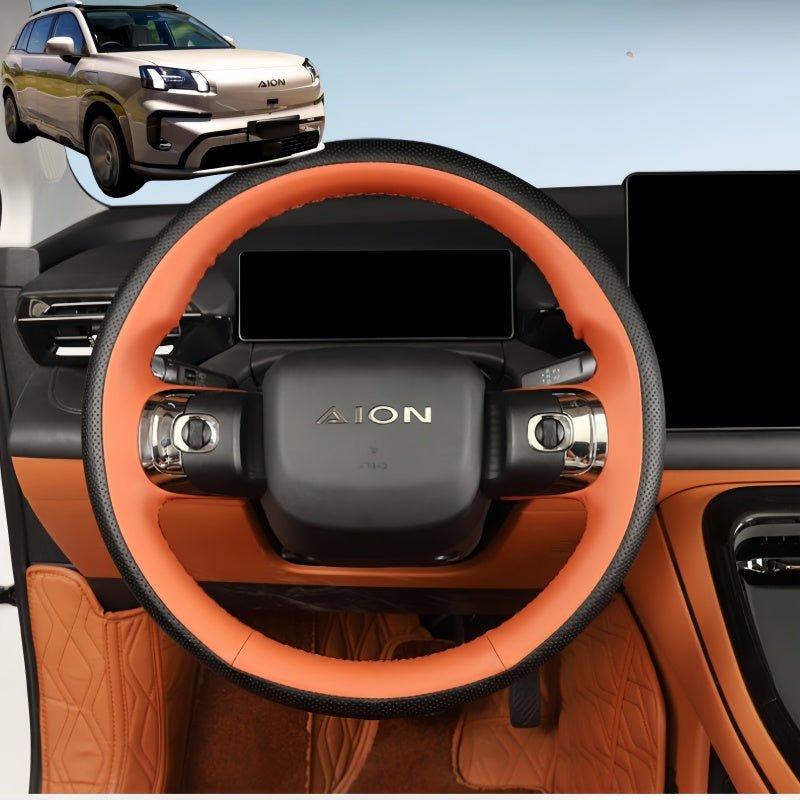 Slip-On Napa Leather Steering Wheel Cover for Aion V / UT / RT