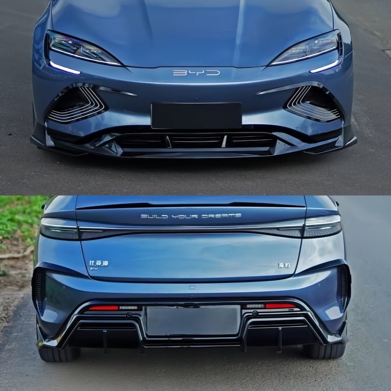 BYD Seal Front Bumper Canards & Rear Side Strakes