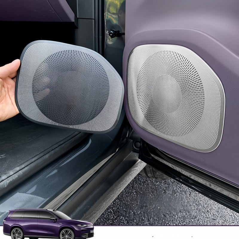 Stainless Steel Door Speaker Cover Trim for Leapmotor C10