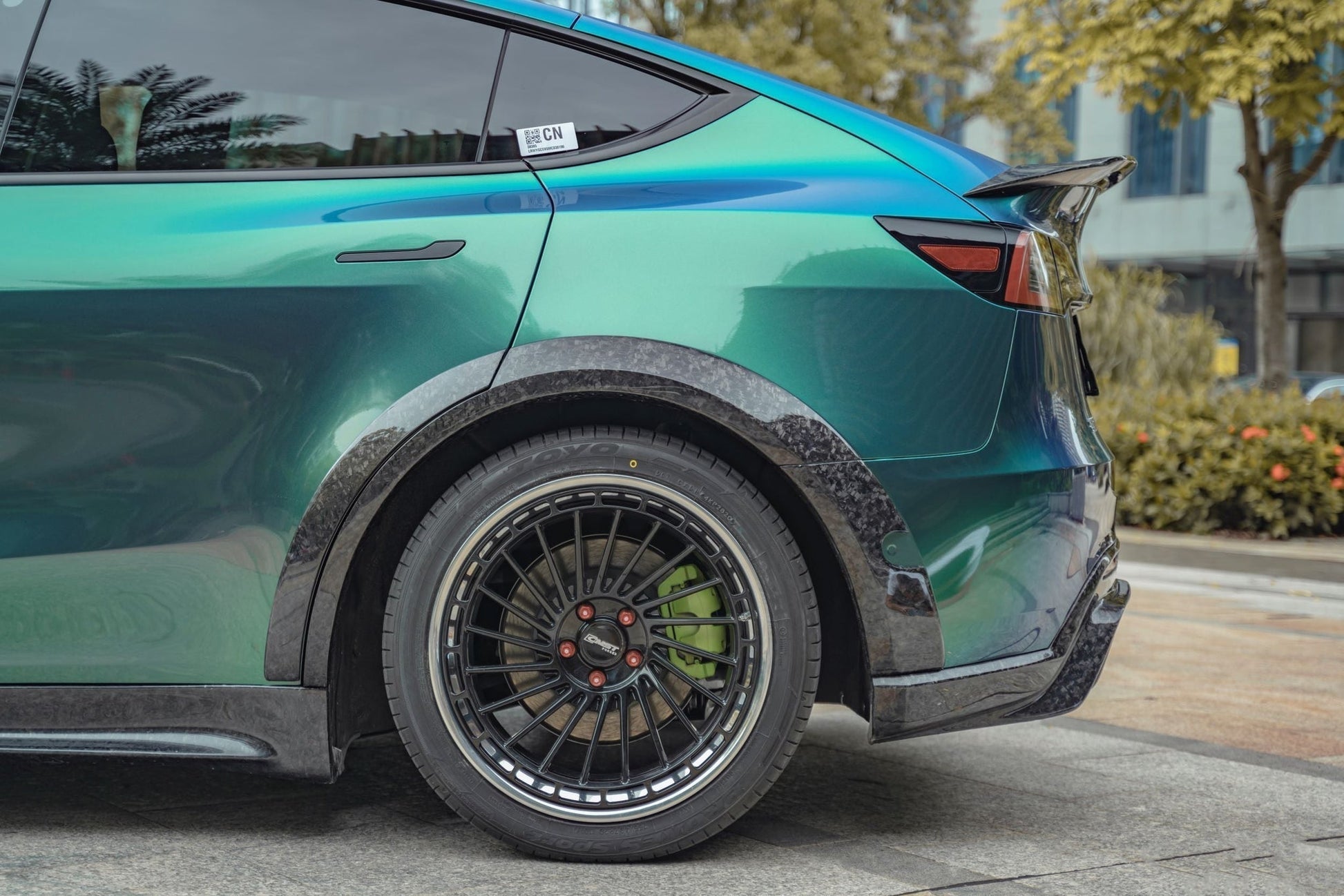 TESERY Carbon Fiber Rear Spoiler for Tesla Model Y - Tesery Official Store