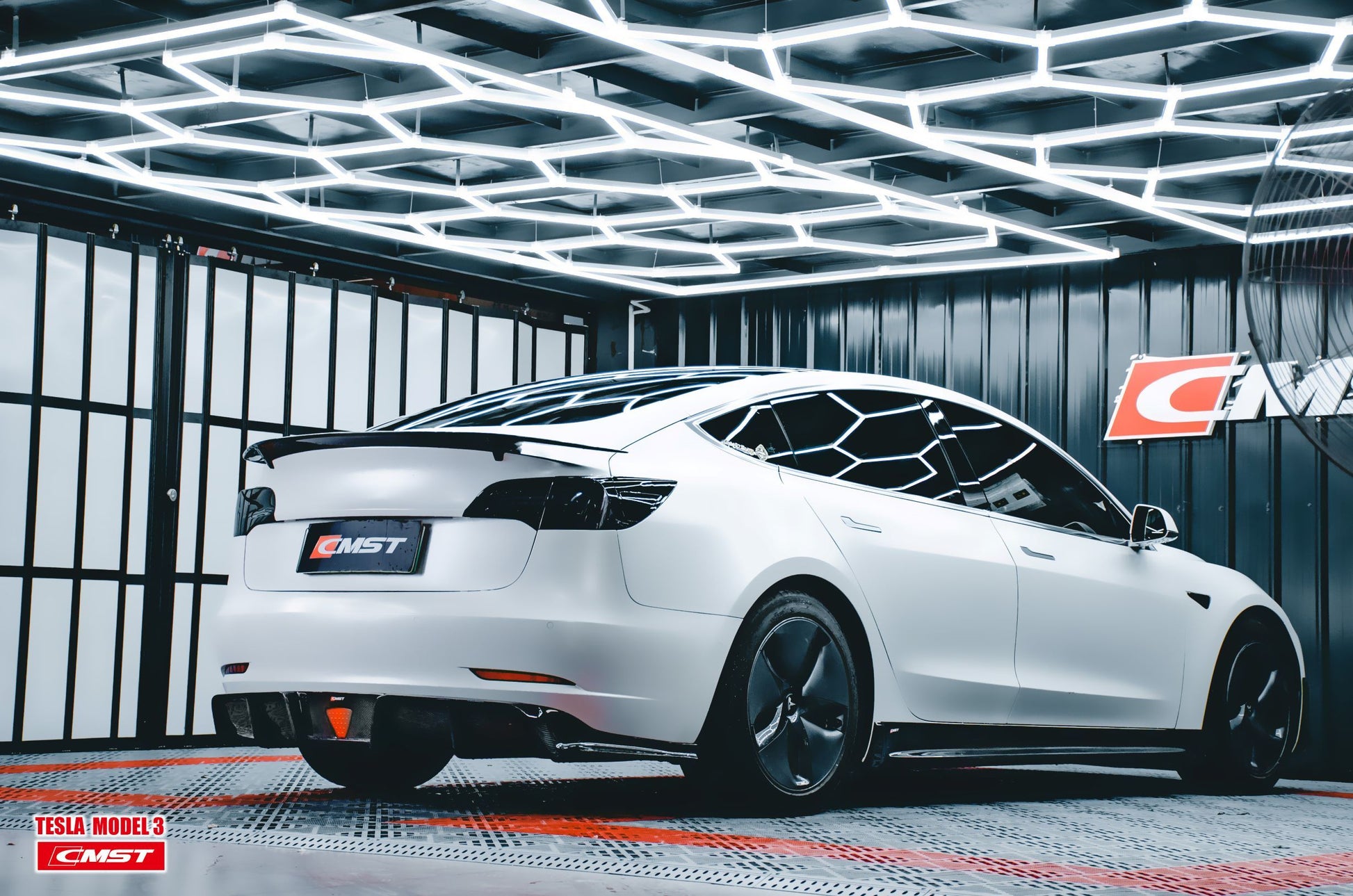 TESERY Tesla Model 3 Carbon Fiber Rear Spoiler Ver.3 - Tesery Official Store