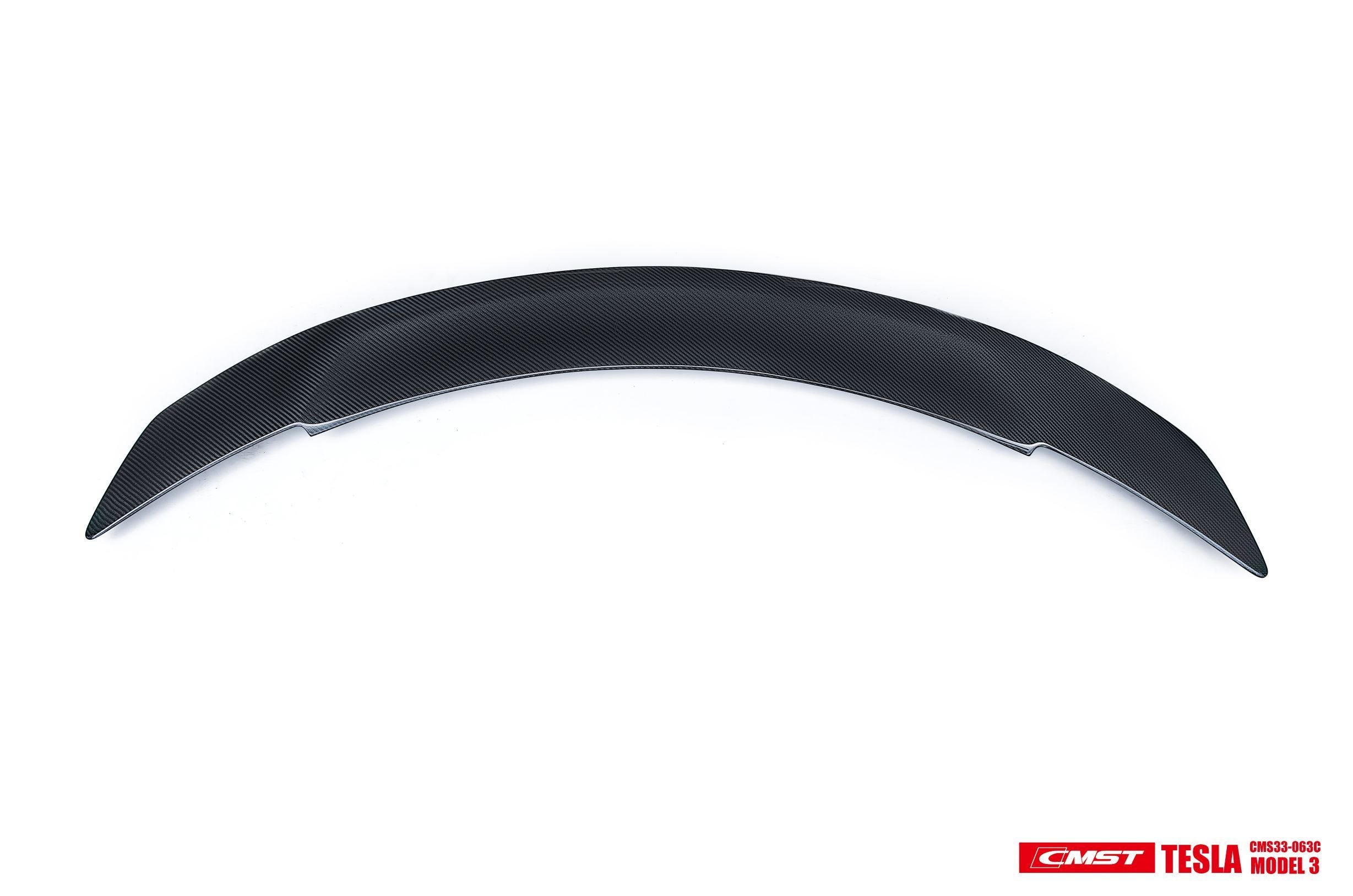 TESERY Tesla Model 3 Carbon Fiber Rear Spoiler Ver.3 - Tesery Official Store