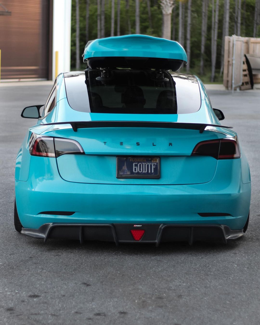 TESERY Tesla Model 3 Carbon Fiber Rear Spoiler Ver.3 - Tesery Official Store