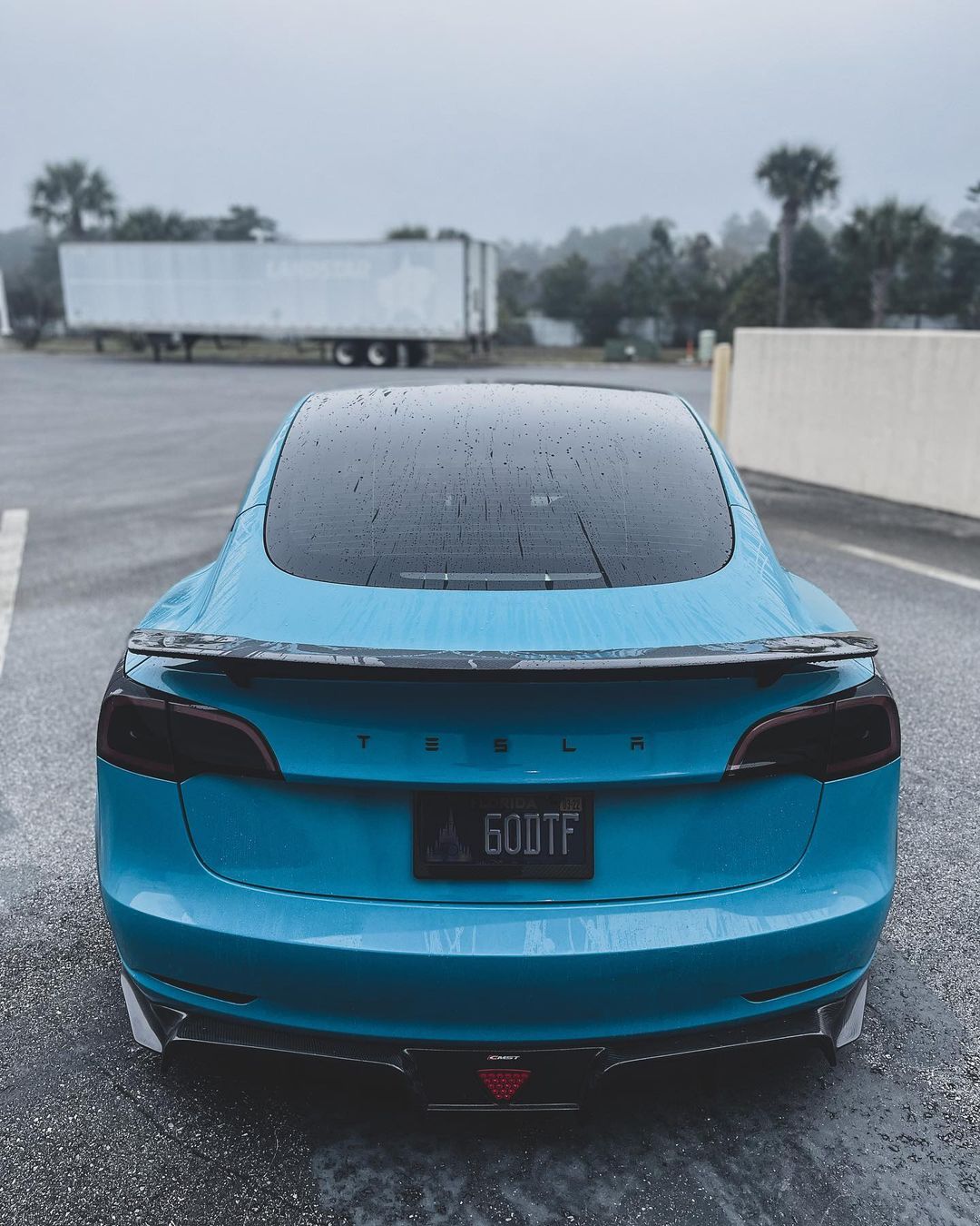 TESERY Tesla Model 3 Carbon Fiber Rear Spoiler Ver.3 - Tesery Official Store