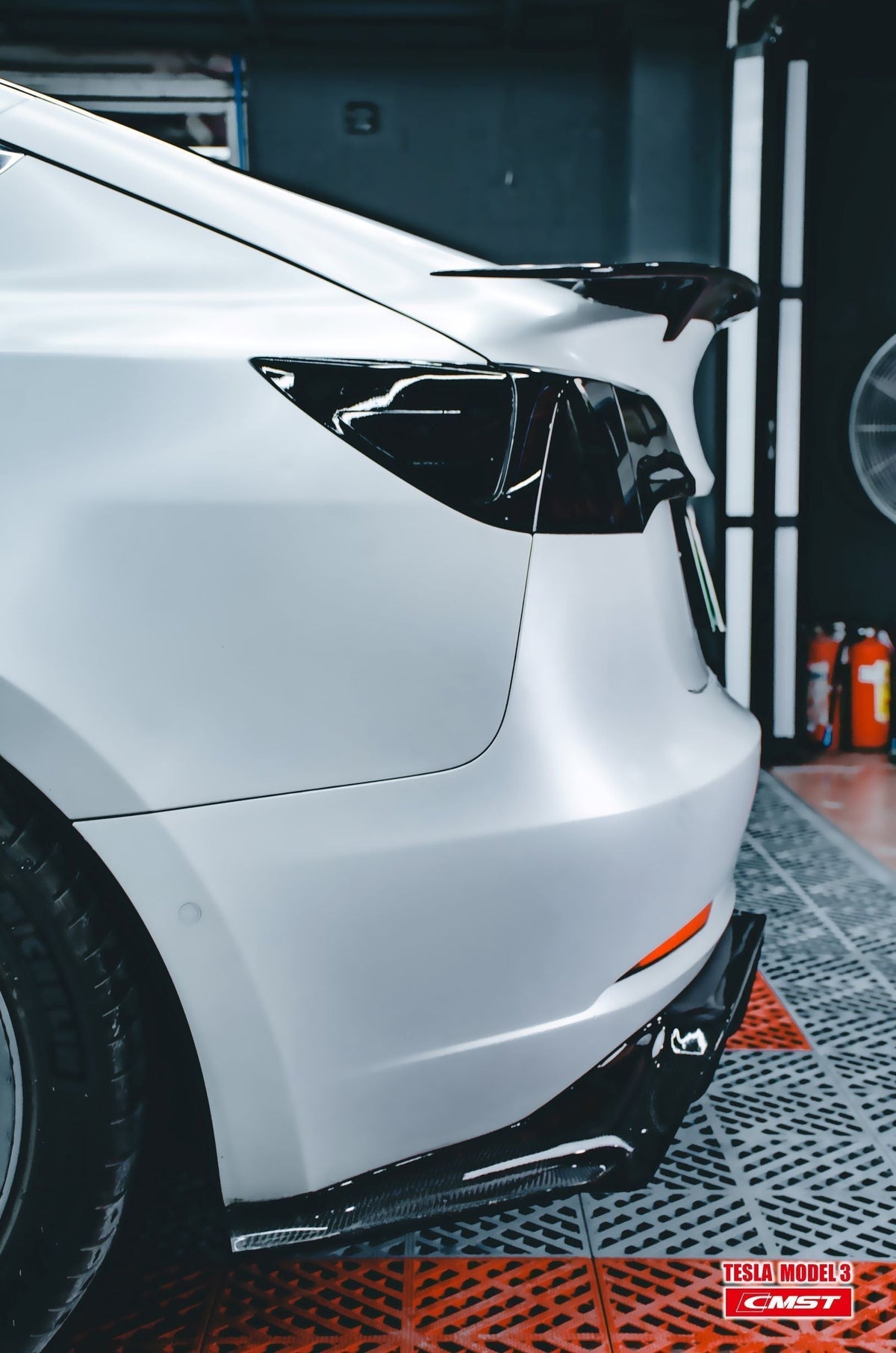 TESERY Tesla Model 3 Carbon Fiber Rear Spoiler Ver.3 - Tesery Official Store
