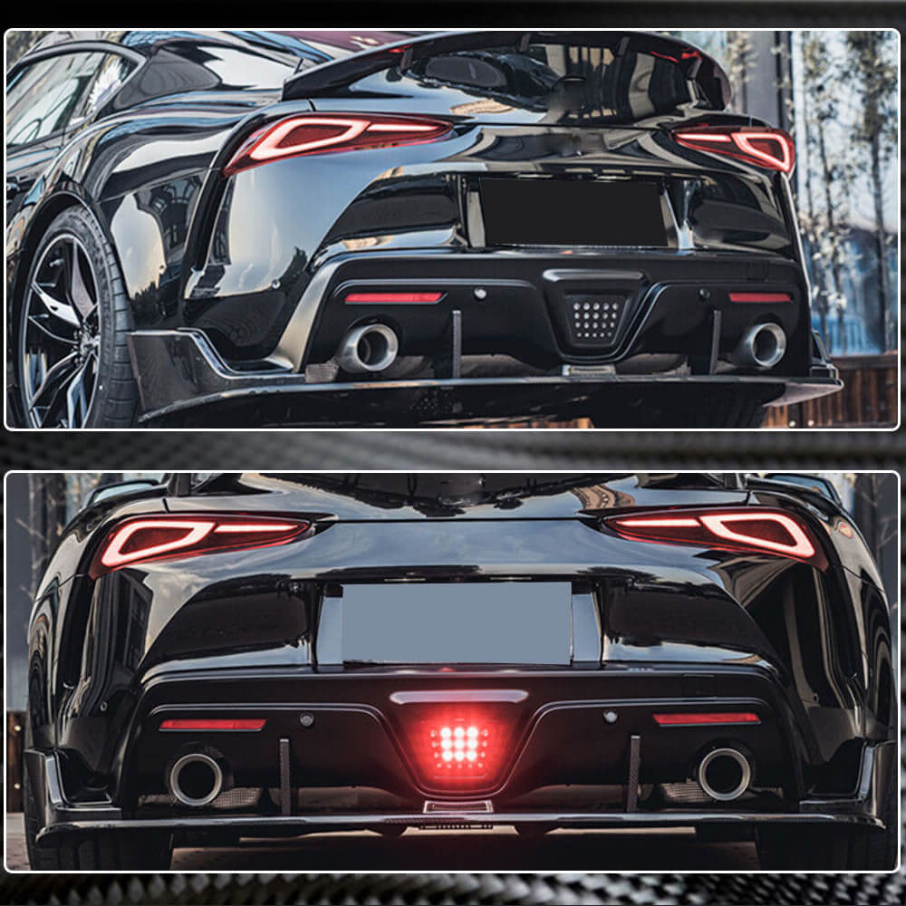 Toyota GR Supra A90 MZ Speed Style Carbon Fiber Rear Lip 2019–2020