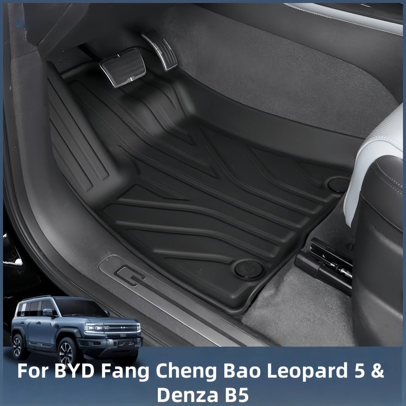 TPE Floor Mats & Trunk Mat for BYD FangChengBao Leopard 5 & Denza B5