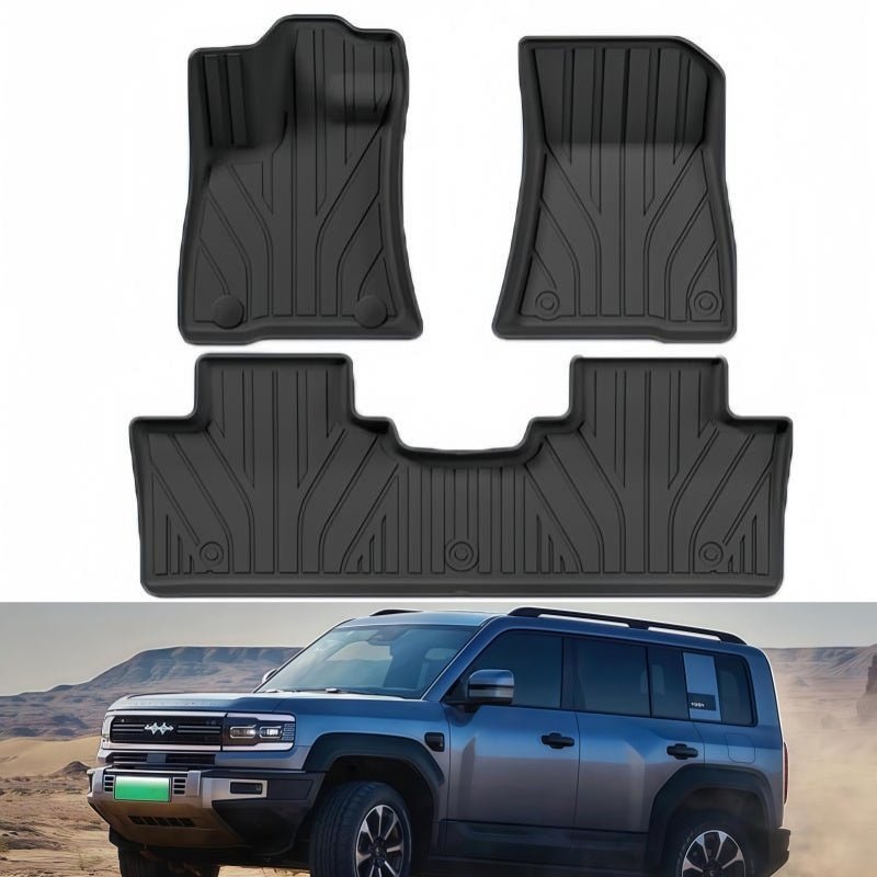 TPE Floor Mats & Trunk Mat for BYD FangChengBao Leopard 5 & Denza B5