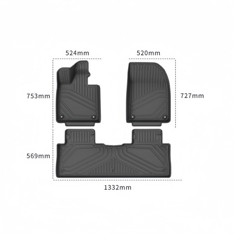 TPE Floor Mats & Trunk Mat for Xpeng L03