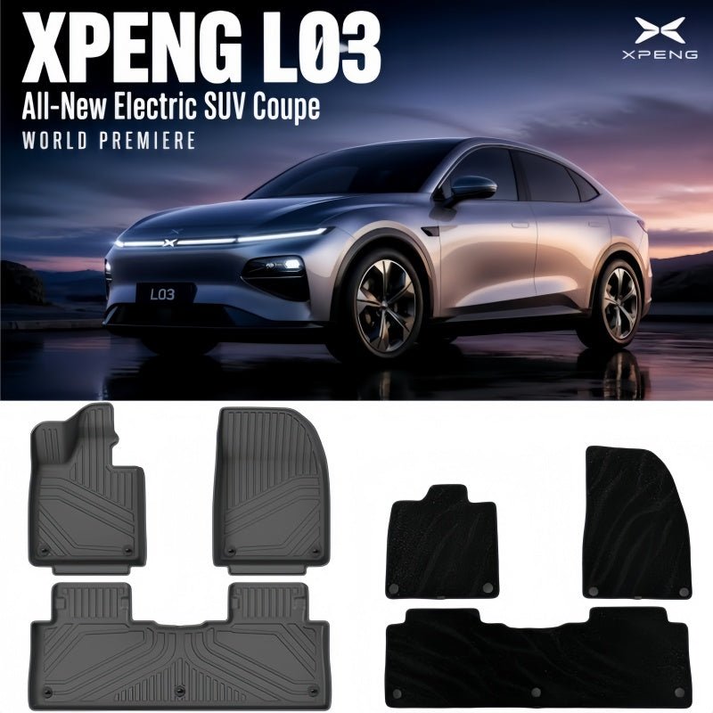 TPE Floor Mats & Trunk Mat for Xpeng L03