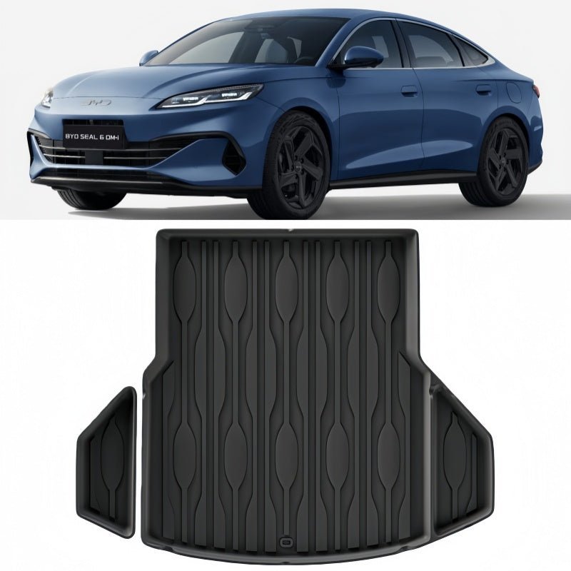 BYD Seal 6 DM-i / Touring TPE Floor Mats & Trunk Mat Options