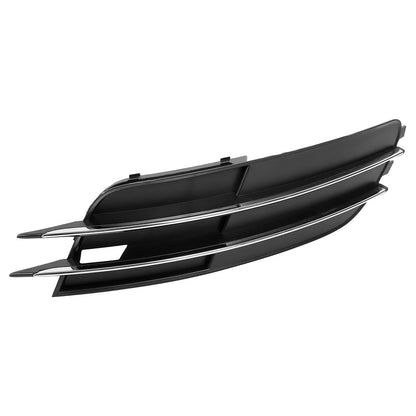2012-2014 Audi A6 C7 Front Side Lower Bumper Fog Light Grille — Pair (4G0807681 / 4G0807682)