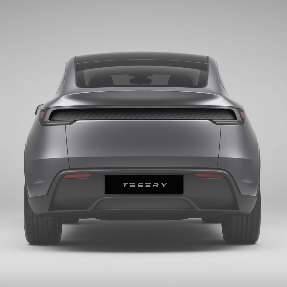 Trunk Tailgate Applique for Tesla Model Y Juniper - Real Dry Molded Carbon Fiber - Tesery Official Store