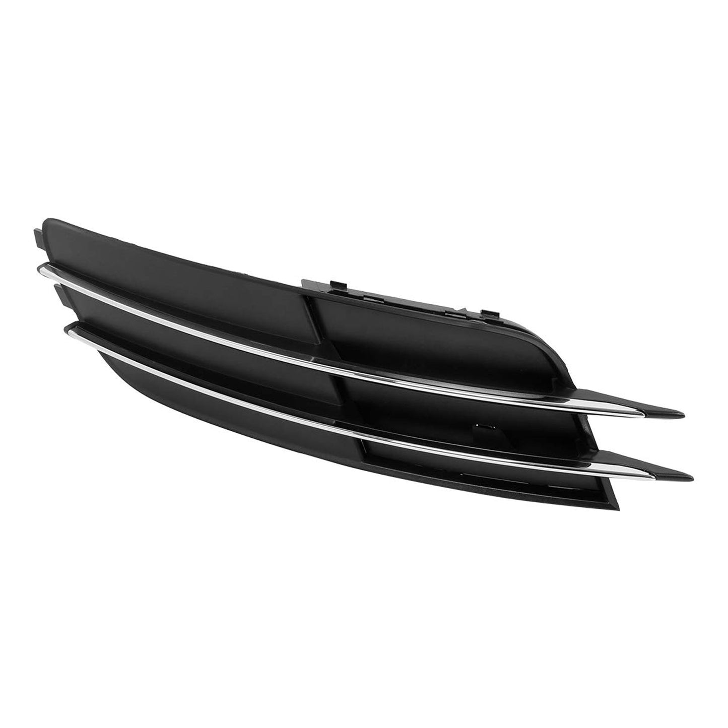 2012-2014 Audi A6 C7 Front Side Lower Bumper Fog Light Grille — Pair (4G0807681 / 4G0807682)