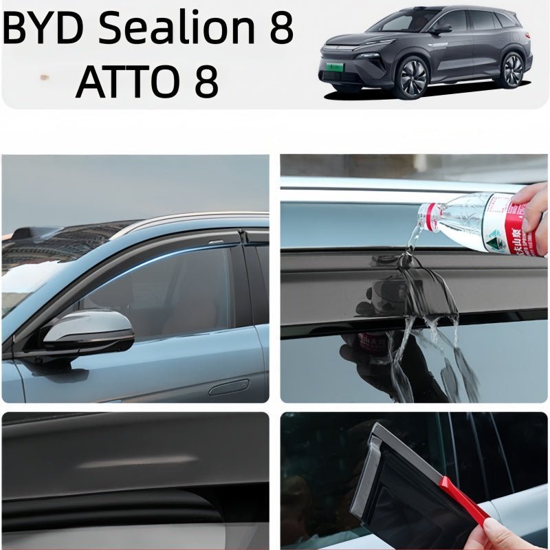 Window Visor Rain Guards for BYD Sealion 8 / ATTO 8