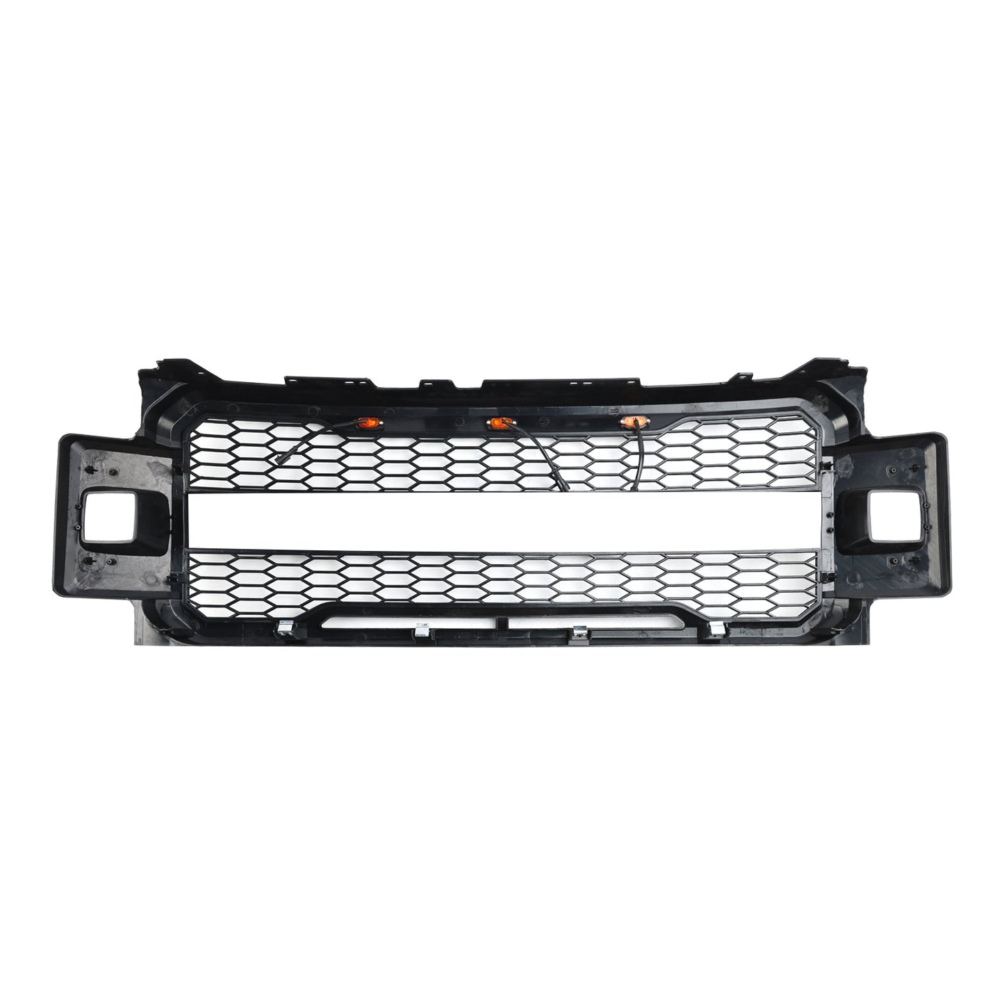 Front Bumper Grill Grille Fit 2017-2019 Ford F-250 F-350 F-450 Raptor Style